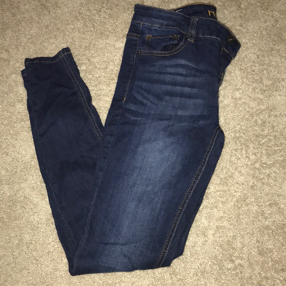 💍Mid rise jeggings dark wash